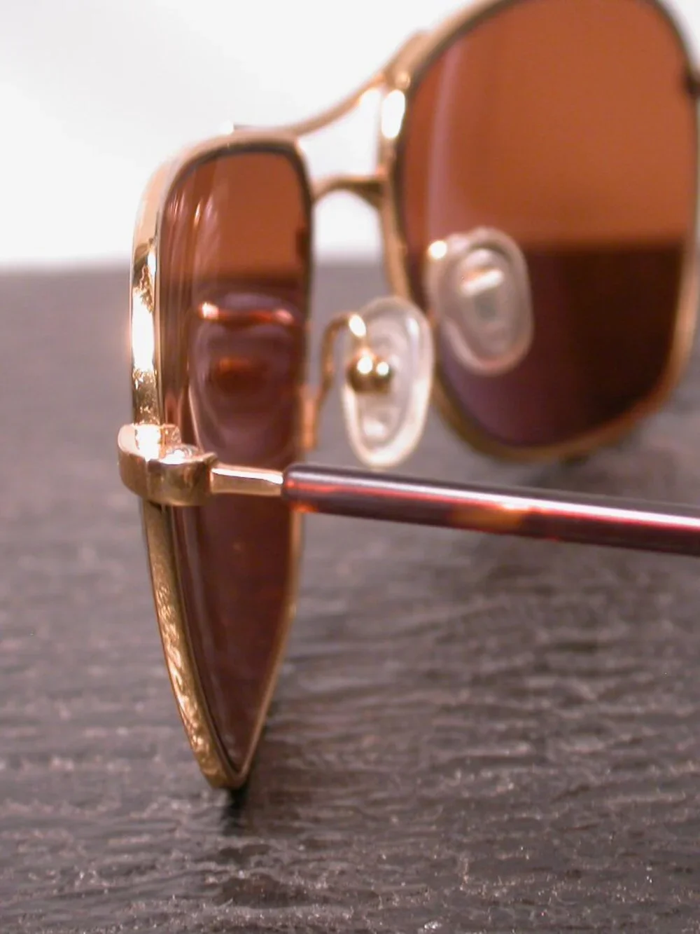 Seraphin Normandale Gold Tortoise Aviator Sunglasses HandMade Japan FRAME  Only